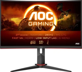 AOC G2 C27G2Z3/BK 27 inch Curved Gaming Monitor