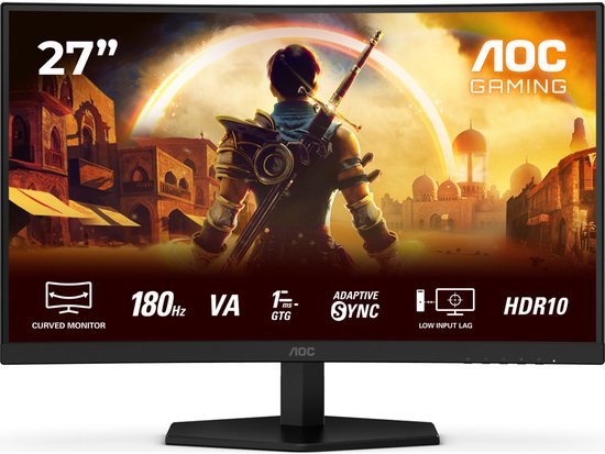 Scherpe, snelle en meeslepende gaming op de gebogen AOC G4 C27G42E