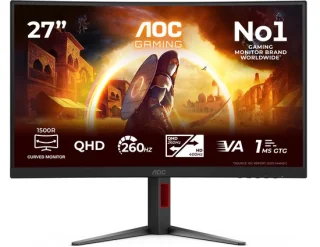 AOC G4 CQ27G4Z2P computermonitor 27 inch Zwart, rood