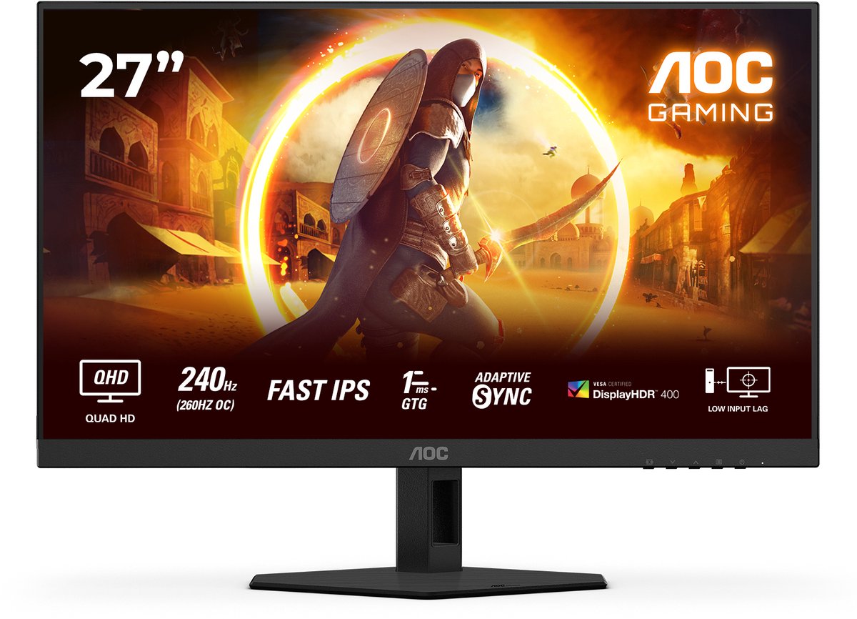 De AOC G4 Q27G4ZR 27 inch Gaming Monitor in één oogopslag