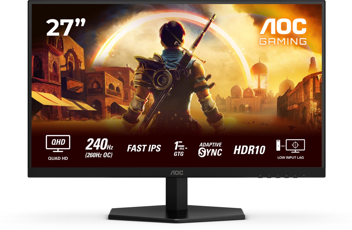 De AOC Q27G42ZE 27 inch Gaming Monitor in één oogopslag