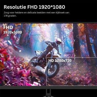 ApexArte Gaming Monitor 240Hz Full HD Zwart