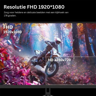 ApexArte Gaming Monitor 240Hz Full HD Zwart