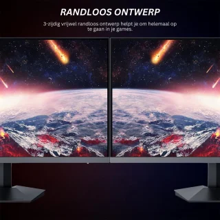 ApexArte Gaming Monitor Draagbaar Full HD 240Hz Zwart