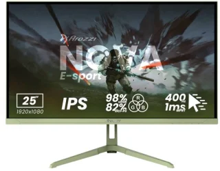 Arozzi Nova 25" E-sport gaming monitor bosgroen