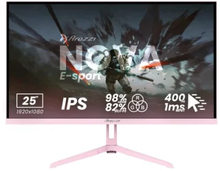 Arozzi Nova 25" E-sport gaming monitor - Roze