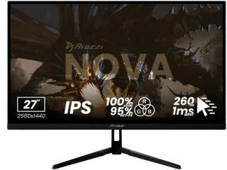 Arozzi Nova 27 inch gaming monitor zwart