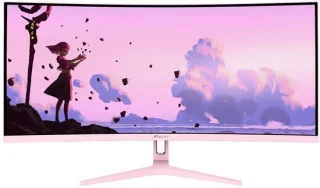 Arozzi Nova 34 inch Curved Monitor Roze