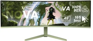 Arozzi Nova 49" v2 gamingmonitor - bosgroen