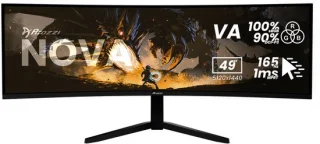 Arozzi Nova 49" v2 gamingmonitor – zwart