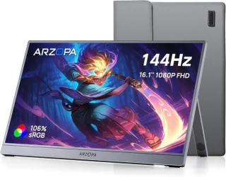 Arzopa Z1FC draagbare gaming monitor 15.6 inch space grey