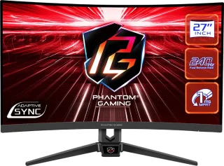 Asrock PG27F15RS1A 27 Inch Curved Gaming Monitor