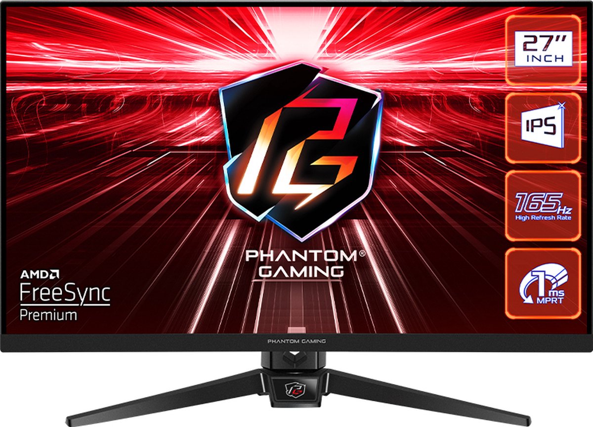 Asrock PG27FF1A 27" Full HD Monitor Zwart