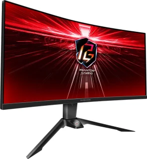 Asrock PG34WQ15R2B 34 Inch WQHD Curved Gaming Monitor