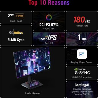 ASUS ROG Strix XG27ACS 27 inch Gaming Monitor