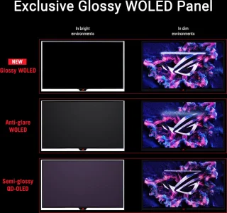 ASUS ROG Strix XG27AQDMG 27 Inch OLED Gaming Monitor