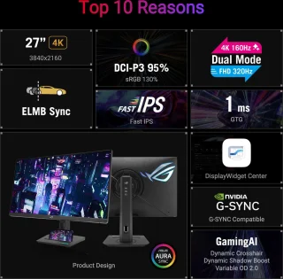 ASUS ROG Strix XG27UCG 27" 4K Gaming Monitor