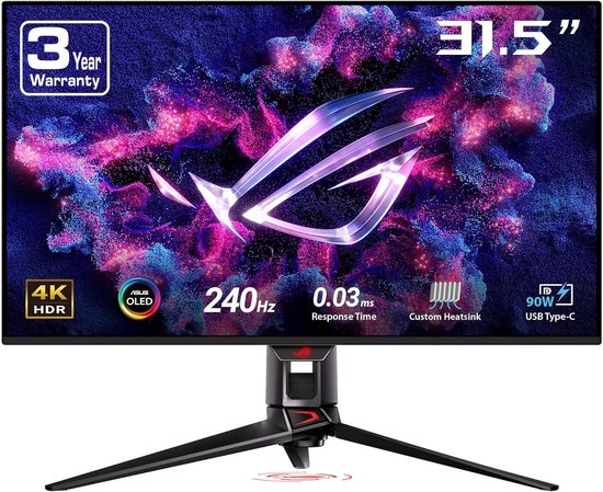 ASUS ROG Swift OLED PG32UCDM 31.5 Inch 4K UHD Gaming Monitor