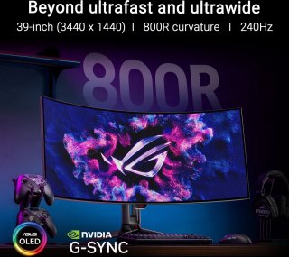 ASUS ROG Swift PG39WCDM 39" Curved OLED Gaming Monitor