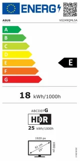 ASUS TUF Gaming VG249QML5A 24 inch Gaming Monitor