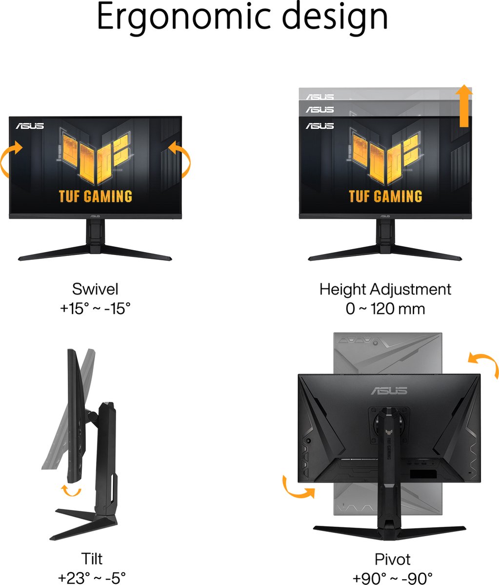 ASUS TUF Gaming VG279QL3A 23.8 inch FHD Monitor