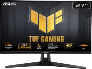 ASUS TUF Gaming VG27AQA 27 inch QHD Monitor