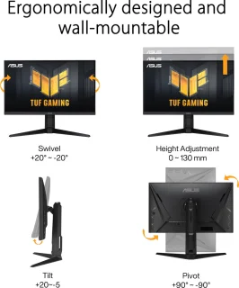 ASUS TUF Gaming VG27AQML1A 27" Monitor Zwart