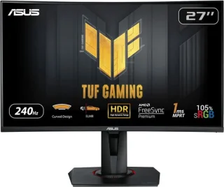 ASUS TUF Gaming VG27VQM 27" Curved Gaming Monitor
