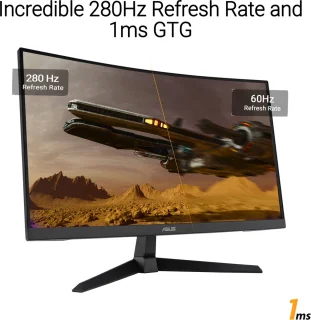 ASUS TUF Gaming VG27VQM1B 27 Inch FHD Curved Monitor
