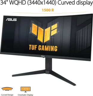 ASUS TUF Gaming VG34VQL3A 34 Inch Ultrawide Monitor