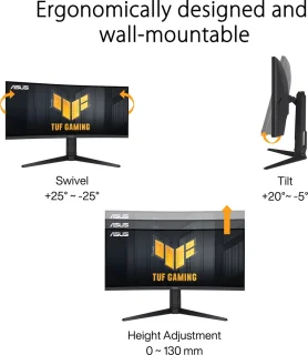 ASUS TUF Gaming VG34VQL3A 34 Inch Ultrawide Monitor