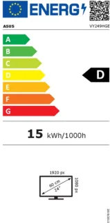 ASUS VY249HGE 23.8 inch Monitor 144Hz
