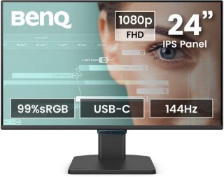 BenQ GW2490C — comfortabele scherpte met 144 Hz en USB-C