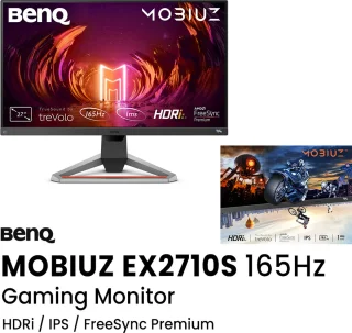 BenQ Mobiuz EX2710S 27" Gaming Monitor Full HD 165Hz