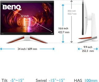 BenQ Mobiuz EX2710U 27 inch 4K Gaming Monitor