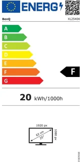 BenQ ZOWIE XL2540K 24 inch Gaming Monitor