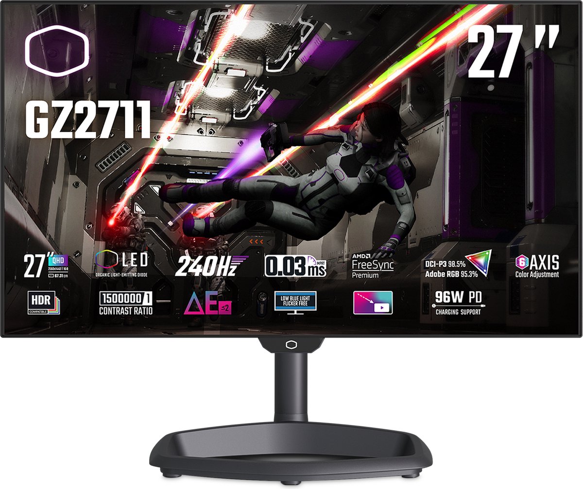 Cooler Master Tempest GZ2711 27'' QHD Gaming Monitor