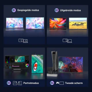 DailySupplies® Portable Monitor 16 Inch