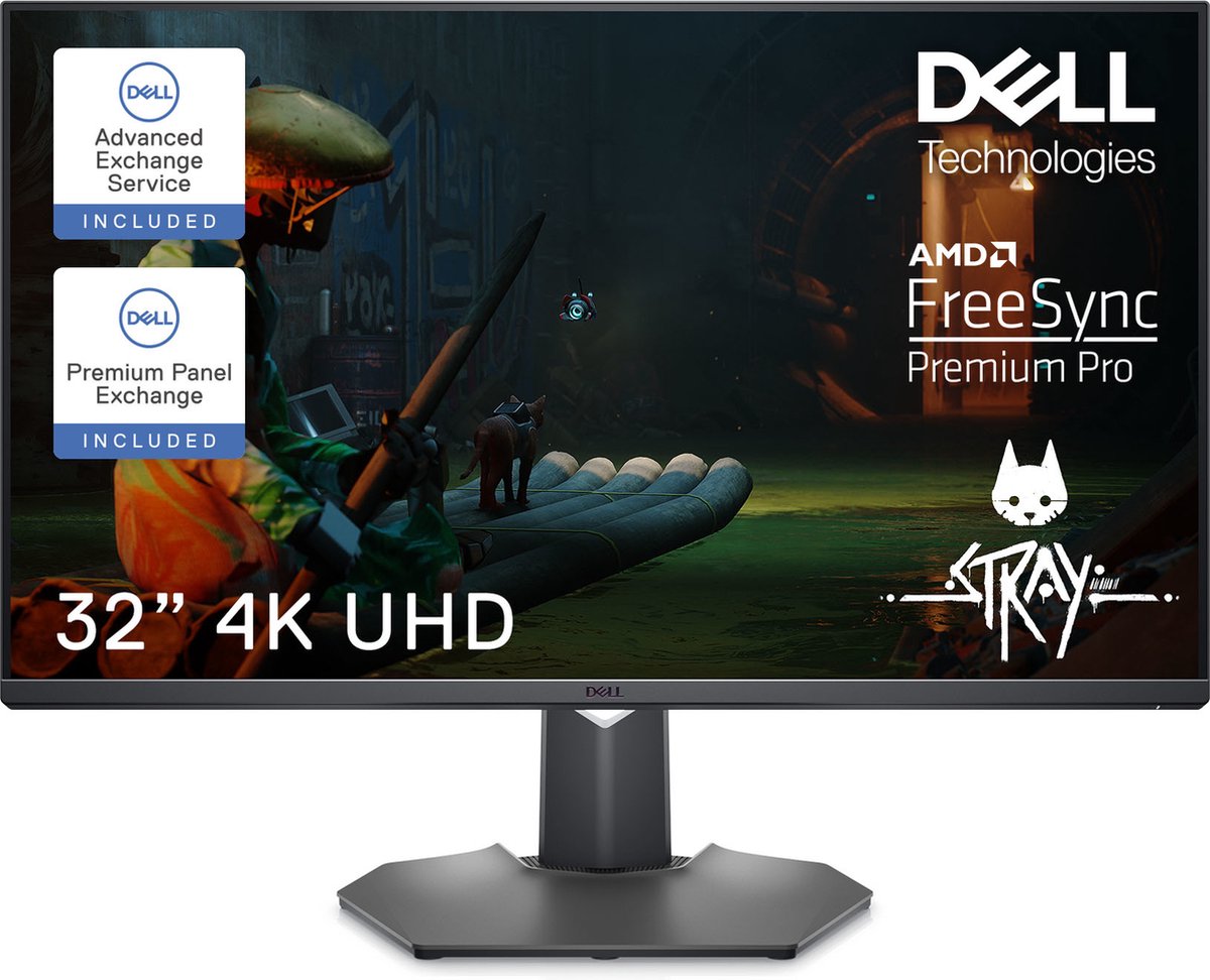 DELL G3223Q 32" 4K Ultra HD LCD Monitor Zwart