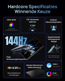 Draagbare gamingmonitor 16,1 inch - FHD 1920 x 1080