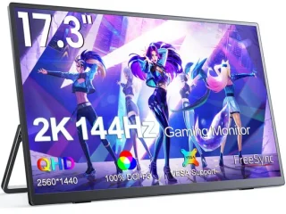 Draagbare monitor 17,3 inch 2K 144Hz IPS USB-C HDMI