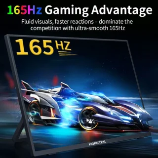 Draagbare monitor 24,5 inch QHD - mat zwart