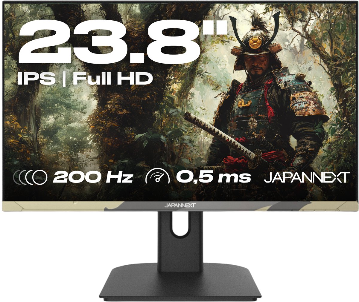 De Écran PC Gaming 23,8" IPS FHD 200Hz Camouflage in één oogopslag