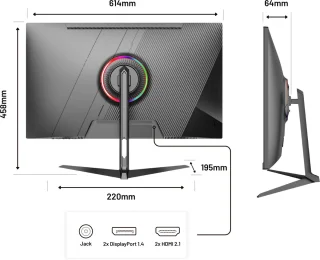 Écran PC Gaming 27" IPS FHD/320Hz 4K UHD/160Hz