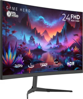 GAME HERO 24 inch Full HD Curved Gaming Monitor