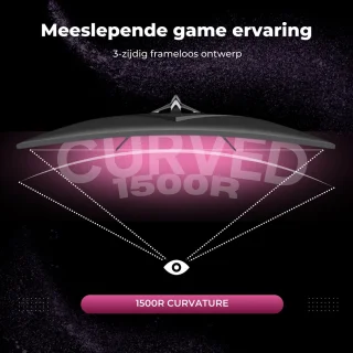 GAME HERO 24 inch Full HD Curved Gaming Monitor