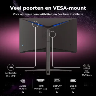 GAME HERO 24 inch Full HD IPS Gaming Monitor 144Hz 1ms