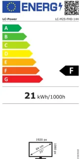 GAME HERO 24 inch Full HD IPS Gaming Monitor 144Hz 1ms