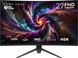 GAME HERO 27 inch Curved Gaming Monitor