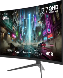 GAME HERO 27 inch QHD Curved Gaming Monitor